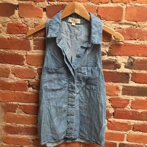 Anthropologie Chambray Top